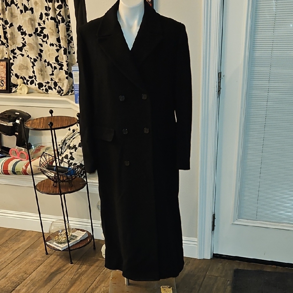 Preston & York Black Trench Coat
